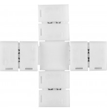 Соединитель лент X-образный жесткий Feron 23139