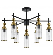 Люстра на штанге Indigo 13037/7R Black Torazzo