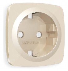 Накладка для розетки с заземлением Ambrella Volt OP3060 Quant