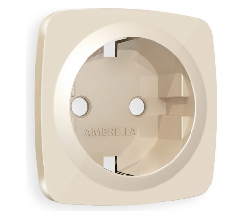 Накладка для розетки с заземлением Ambrella Volt OP3060 Quant