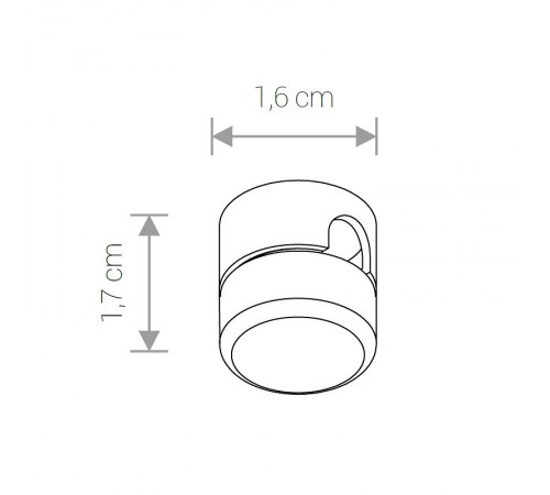 Крепление троса к потолку Nowodvorski 8405 Cameleon Mounting C BS