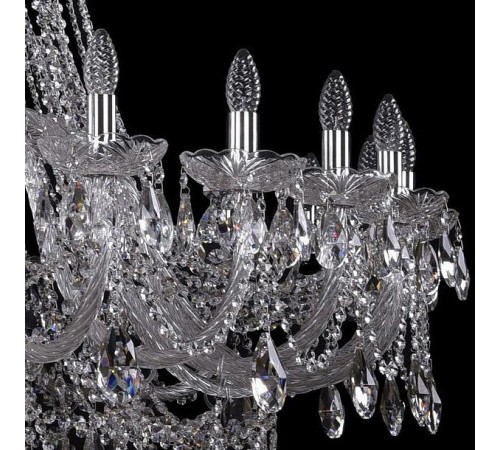 Подвесная люстра Bohemia Ivele Crystal 1411/24/530/XL-163/Ni 1411
