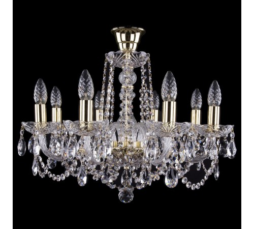 Подвесная люстра Bohemia Ivele Crystal 1402/8/195/G/tube 1402