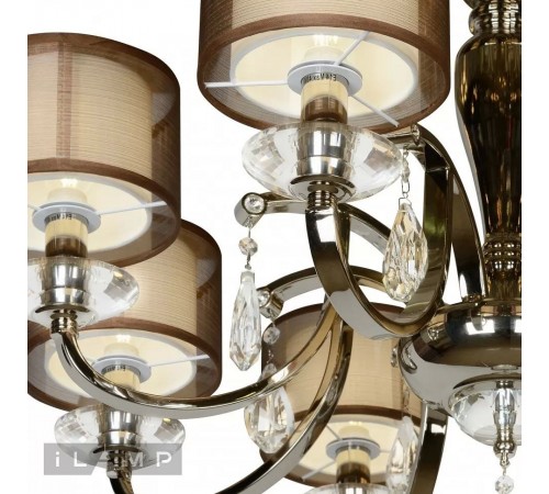 Люстра на штанге iLamp 88210/8 CR Sofia