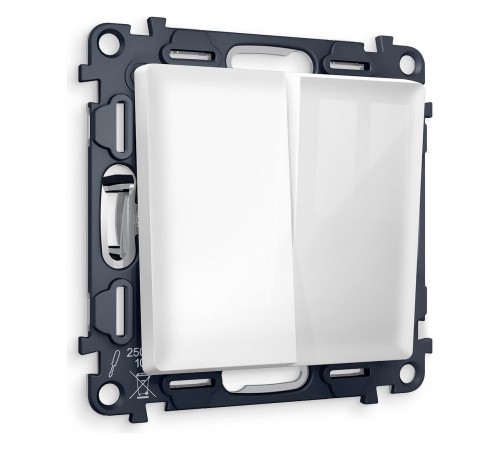 Выключатель двухклавишный без рамки Ambrella Volt MA103010 Quant