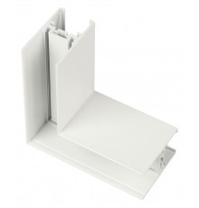 Соединитель угловой L-образный для треков накладных Aployt APL.0182.10.02 Magnetic track 48