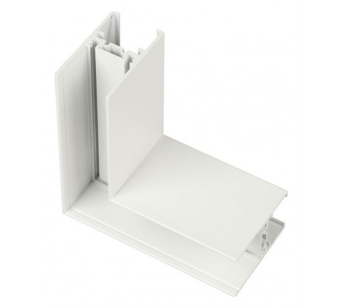 Соединитель угловой L-образный для треков накладных Aployt APL.0182.10.02 Magnetic track 48