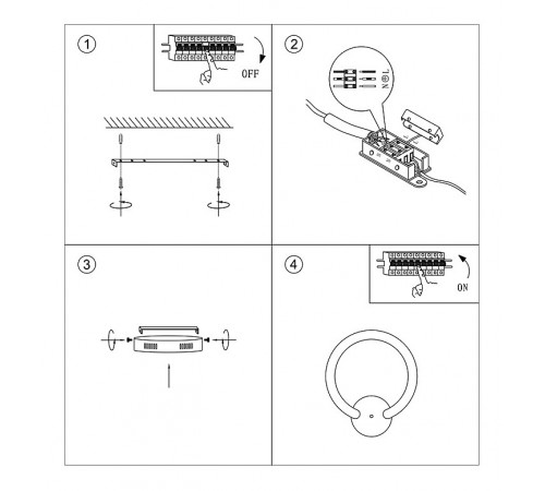 Накладной светильник Globo 42500-1 Cordoba