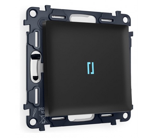 Выключатель одноклавишный с подсветкой без рамки Ambrella Volt MA802020 Quant