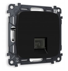 Розетка Ethernet RJ-45 и со шторками, без рамки Ambrella Volt MO812010 Quant