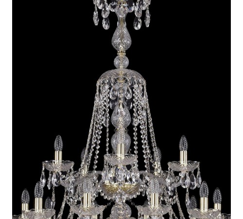 Подвесная люстра Bohemia Ivele Crystal 1413/20+10+5/400/XL-158/3d/G 1413
