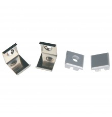 Набор заглушек и скоб для профиля Uniel UL-00000625 UFE-N05 SILVER A POLYBAG