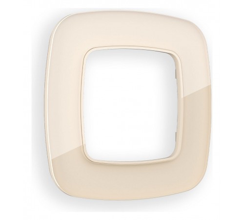 Рамка на 1 пост Ambrella Volt OF350301 Radian Стекло натуральное