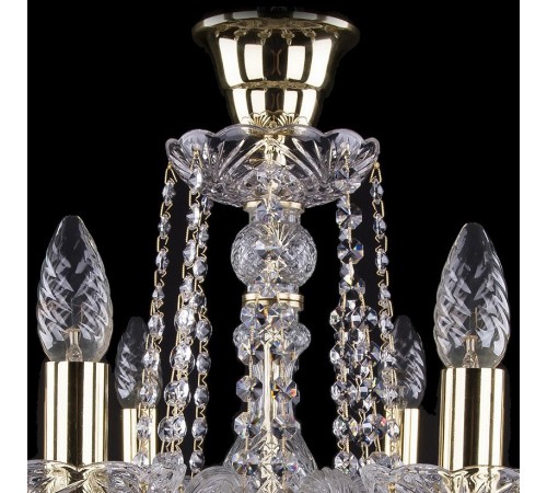 Подвесная люстра Bohemia Ivele Crystal 1402/8/195/G/tube 1402