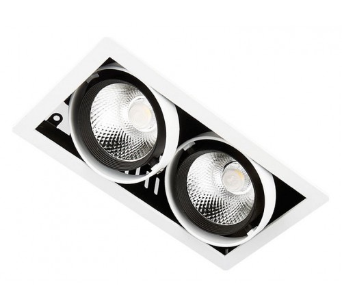 Встраиваемый светильник Ambrella Light T812 BK/CH 2*12W 4200K T