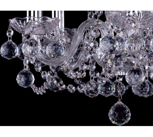 Подвесная люстра Bohemia Ivele Crystal 1402/5/141/Ni/Balls 1402