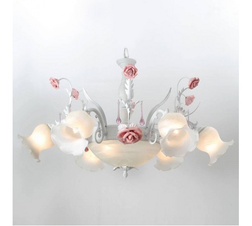 Подвесная люстра Lucia Tucci Fiori di rose 105.6.2 Fiori di Rose