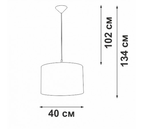 Подвесной светильник Vitaluce V2827-1/1S V2827