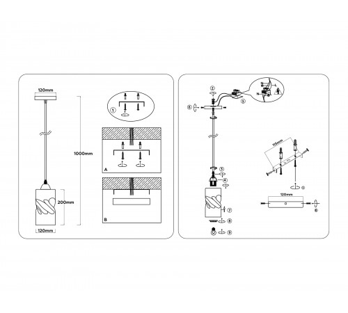 Подвесной светильник Ambrella Light TR3411 TR