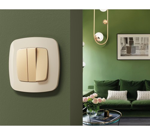 Рамка на 2 поста Ambrella Volt OF140302 Ecta