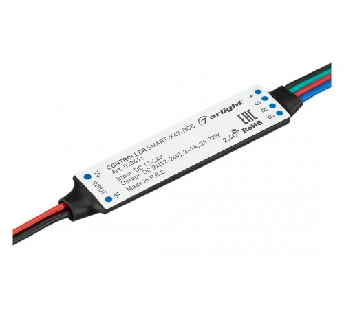 Контроллер-регулятор цвета RGB Arlight 028441 SMART