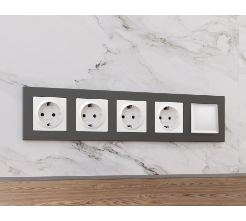 Рамка на 3 поста Ambrella Volt AF220803 Techno