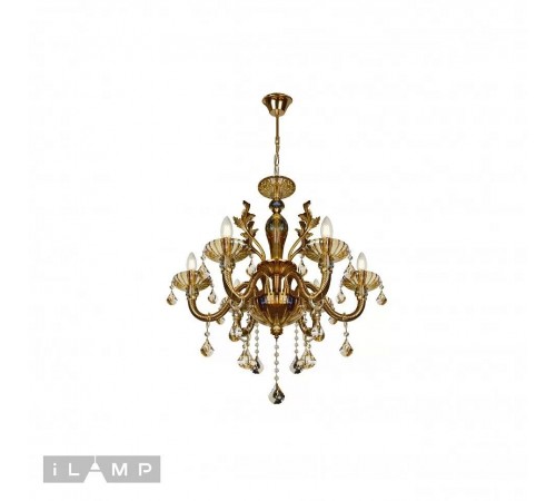 Подвесная люстра iLamp 81069-6 BR Asia