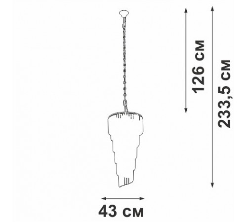 Подвесная люстра Vitaluce V5311-0/13 V5311