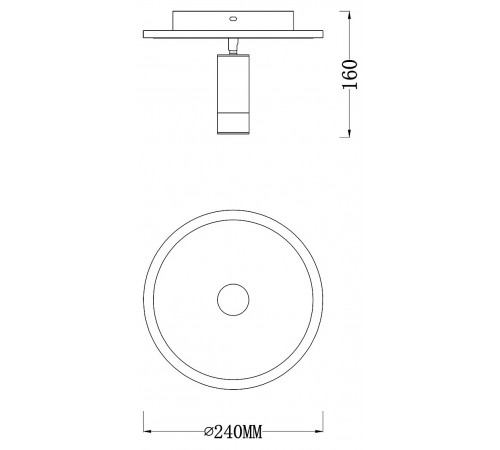 Светильник на штанге Escada 20046SMA/01LED WH 20046LED