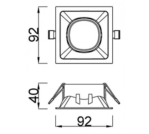Встраиваемый светильник Mantra C0163 Comfort Gu10