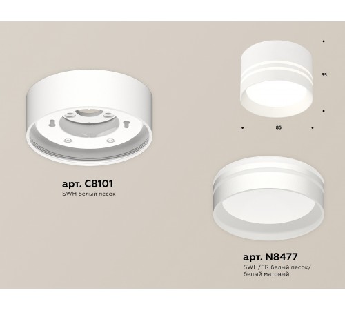 Накладной светильник Ambrella Light XS8101021 XS