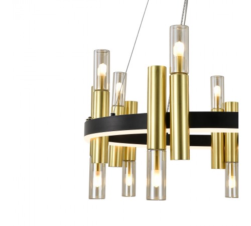 Подвесная люстра Indigo 13027/12P Black Fiamma