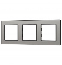 Рамка на 3 поста Arlight 43801 GLARE