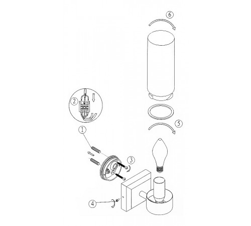 Светильник на штанге Globo 7815 Space