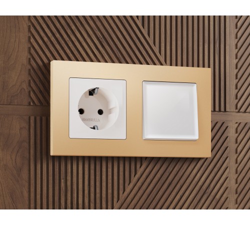 Рамка на 3 поста Ambrella Volt AF220603 Techno