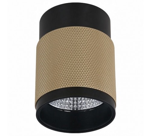 Накладной светильник iLedex 1955-10W-3000K-36 BK+BR Delta