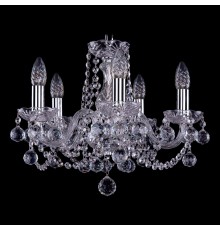 Подвесная люстра Bohemia Ivele Crystal 1402/5/141/Ni/Balls 1402