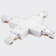 Соединитель X-образный для треков Italline WSO 75 white WSO