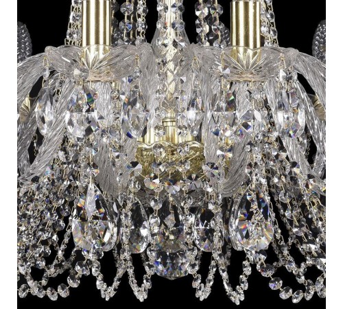 Подвесная люстра Bohemia Ivele Crystal 1402/16/300/G 1402
