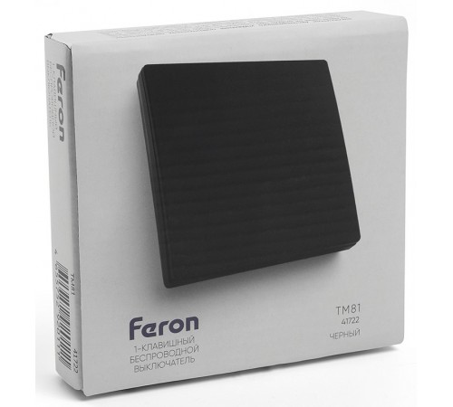 Выключатель беспроводной одноклавишный Feron 41722 Tm 81