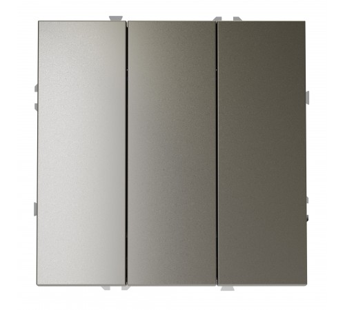 Выключатель трехклавишный без рамки Voltum VLS030104 S70