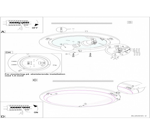 Накладной светильник Eglo 83199 Planet 3