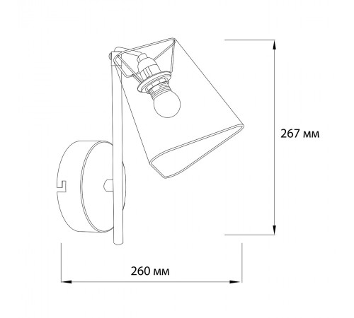 Бра Escada 10185/1A Black Hall