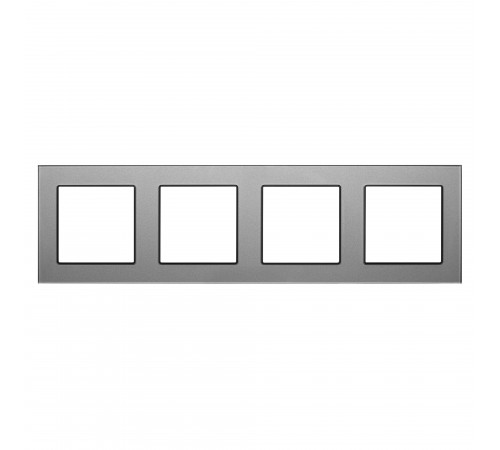 Рамка на 4 поста Arlight 43804 GLARE