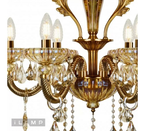 Подвесная люстра iLamp 81069-6 BR Asia