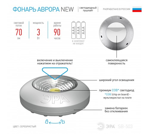 Ночник Эра Б0031042 Аврора