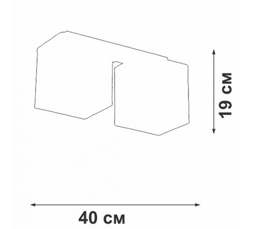 Накладной светильник Vitaluce V2879-1/2PL V2879