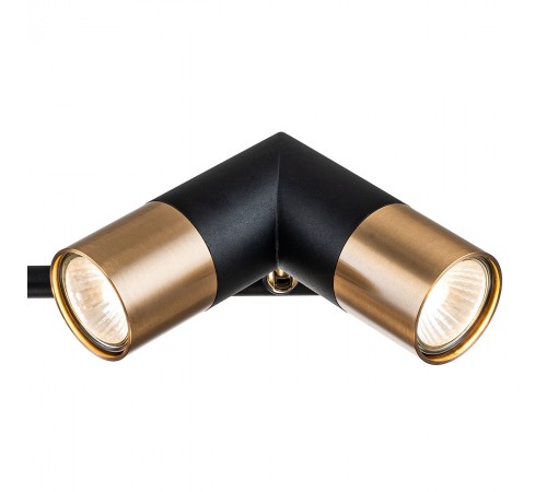 Люстра на штанге Indigo 11036/6R Black Doppio