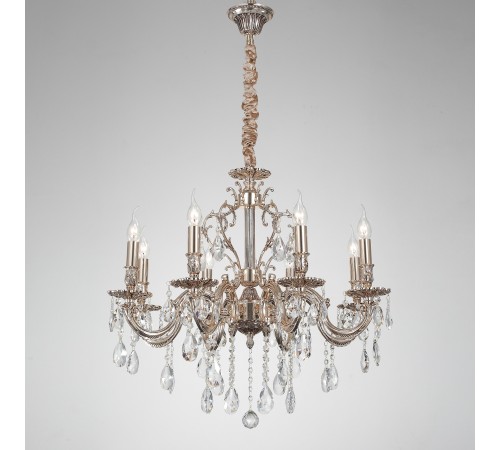 Подвесная люстра Lucia Tucci BARLETTA 1730.8 coffe gold Barletta