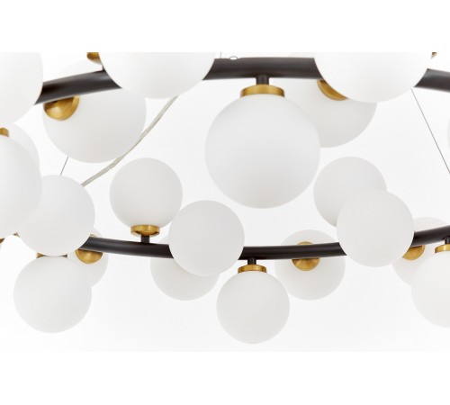 Подвесная люстра LUMINA DECO LDP 6033-40 BK+MD MARSIADA